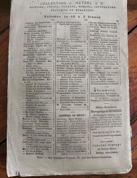 Aventure de 3 russes et 3 anglais dans l Afrique australe 1872 VERNE
