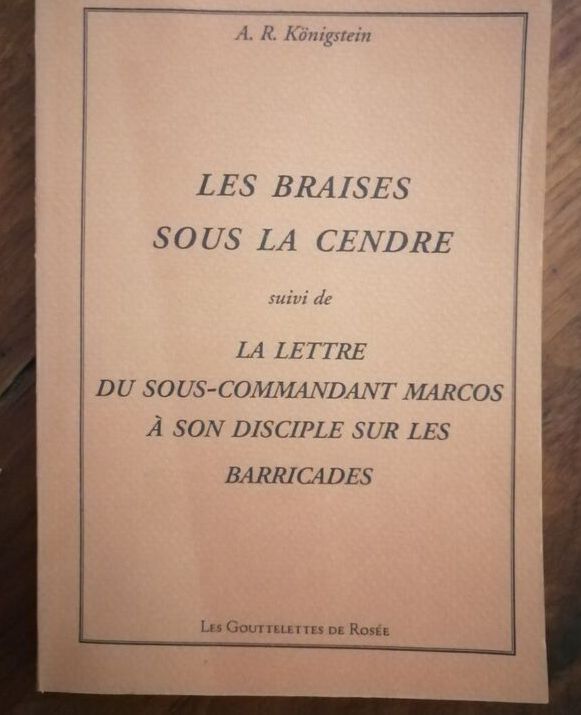 Braises sous la cendre 1999 KONIGSTEIN Alain René Spiritualité