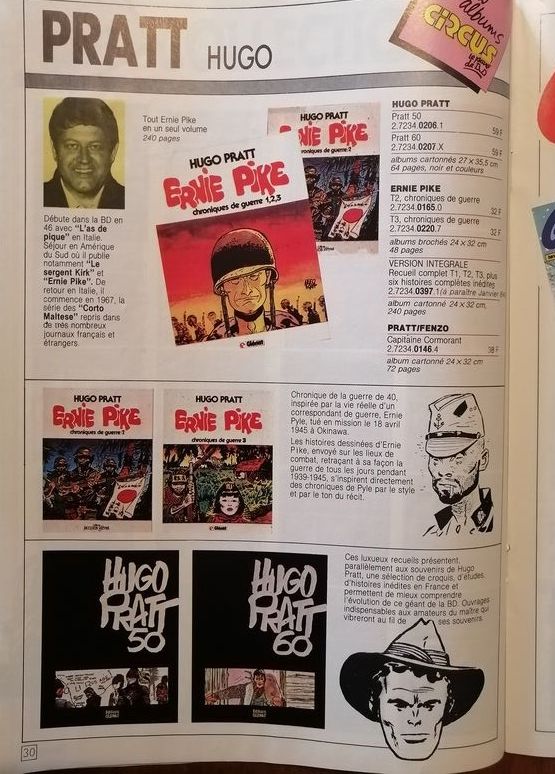 Catalogue BD Glénat 84 1984 Avec tarifs et bon de commande