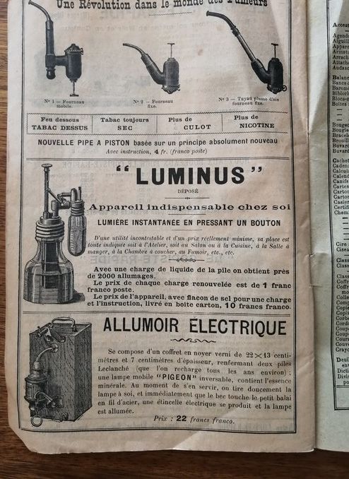 Catalogue de la Papeterie du Progrès rue Coquillière Paris