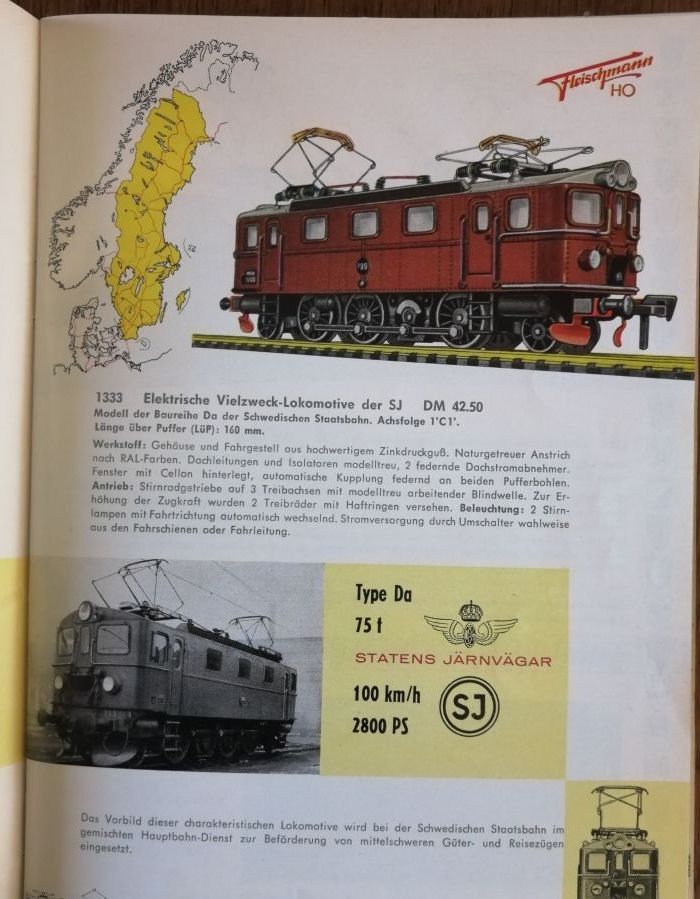 Catalogue Fleischmann HO 1964 1965 Trains modèles réduits Modélisme