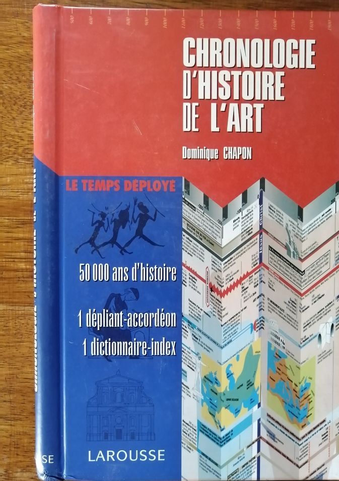 Chronologie d histoire de l art 1997 CHAPON Dominique Temps déployé