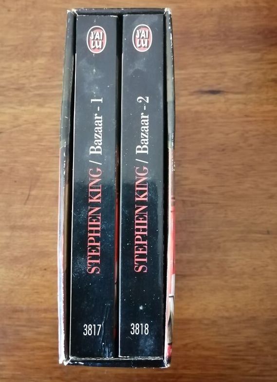 Coffret Bazaar Tome 1 et 2 1994 KING Stephen Epouvante Thriller