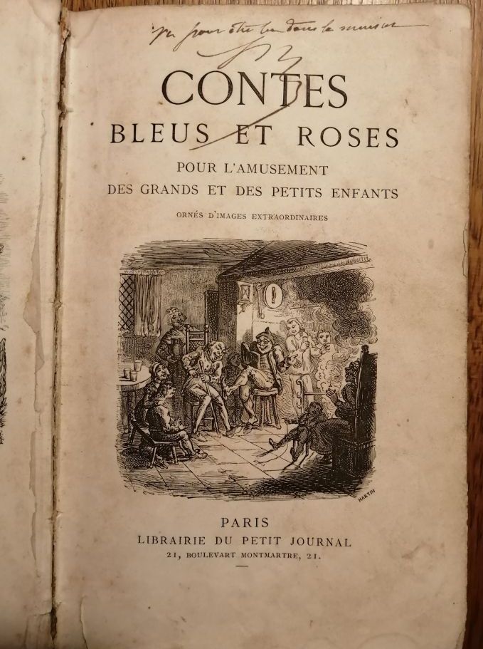 Contes bleus et roses pour l amusement des grands et des petits