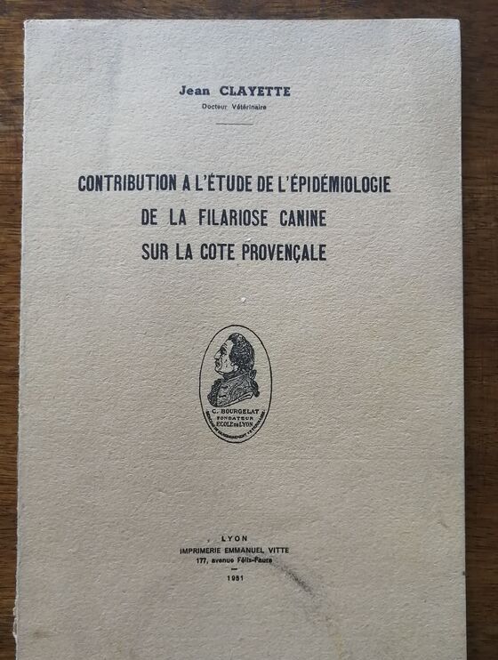 Contribution à l étude de l épidémiologie de la filariose canine sur
