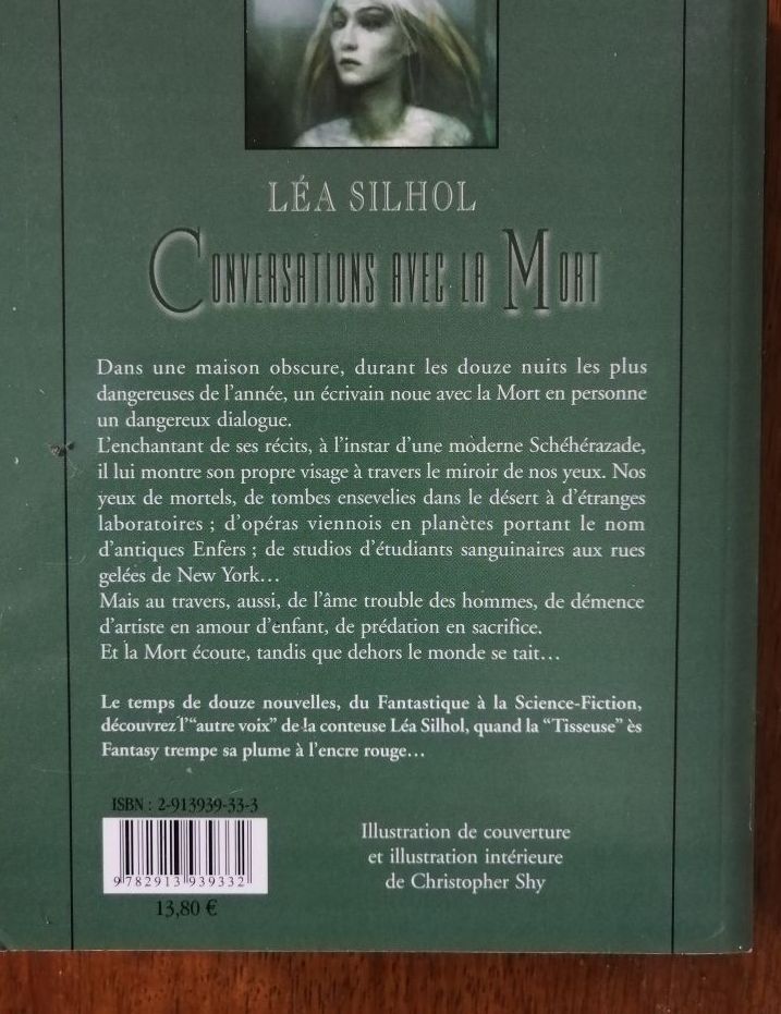 Conversations avec la mort 2003 SILHOL Léa Nouvelles Dialogue