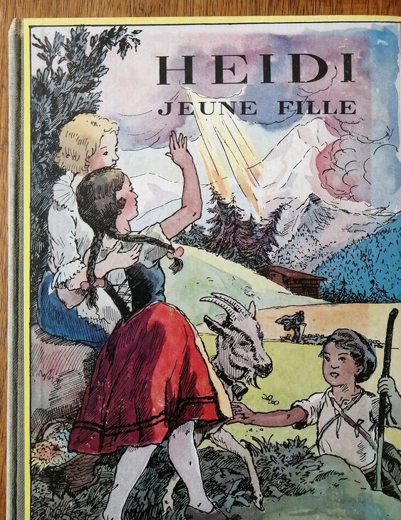 Heidi jeune fille 1939 TRITTEN Charles Illustré par Jodelet Enfantina