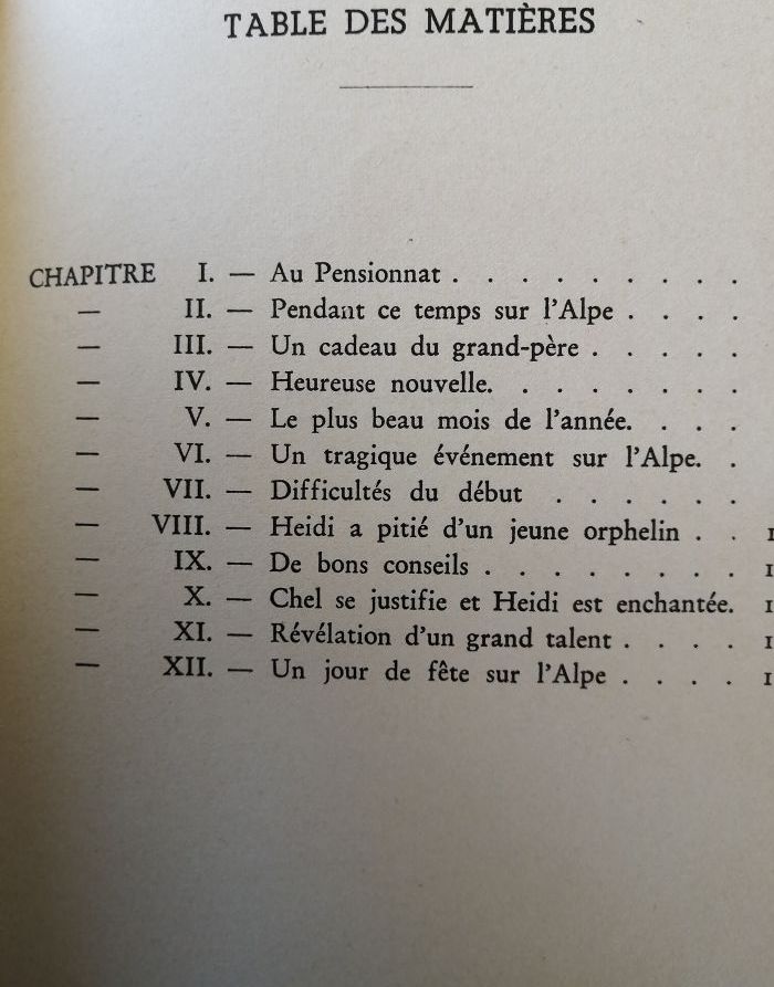 Heidi jeune fille 1939 TRITTEN Charles Illustré par Jodelet Enfantina