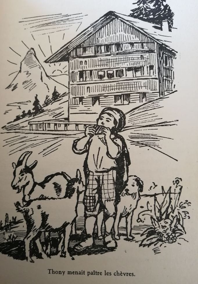 Heidi jeune fille 1939 TRITTEN Charles Illustré par Jodelet Enfantina