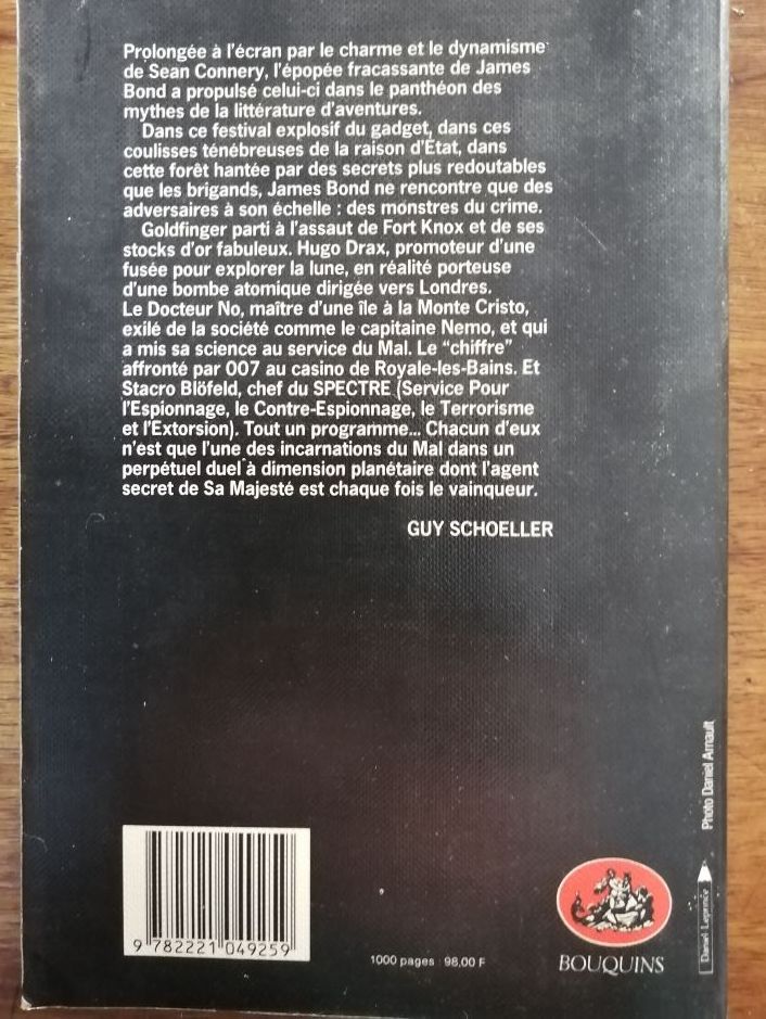 James Bond 007 1986 FLEMING Ian Oeuvres complètes Bouquins Laffont 2