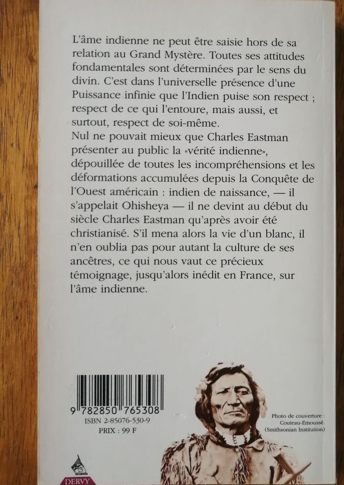 L âme indienne 1992 EASTMAN Charles Chamane Chamanisme Amérindien