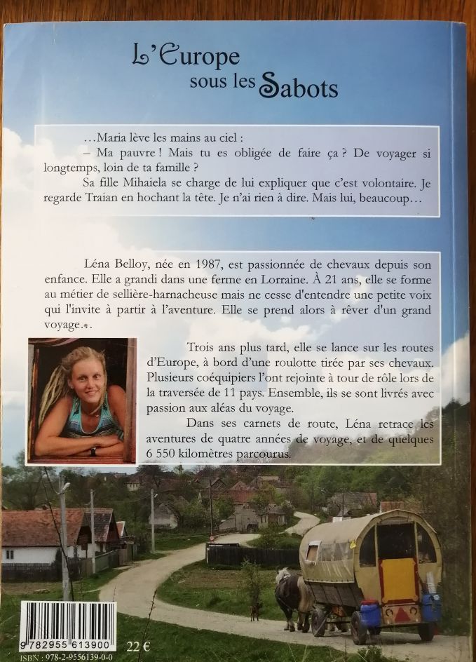 L Europe sous les sabots Tome 1 Carnets de route 2016 BELLOY Léna