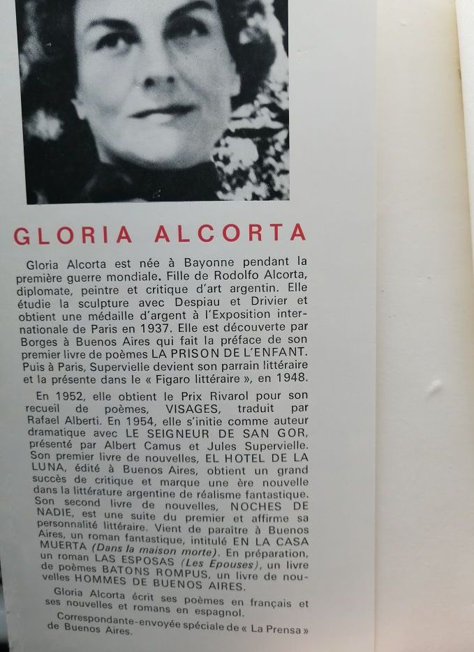 L hôtel de la lune Nouvelles 1966 ALCORTA Gloria Edition originale