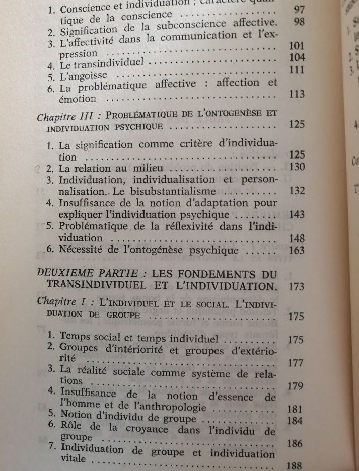 L individuation psychique et collective à la lumière des notions de