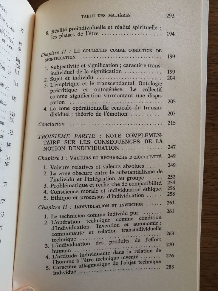 L individuation psychique et collective à la lumière des notions de