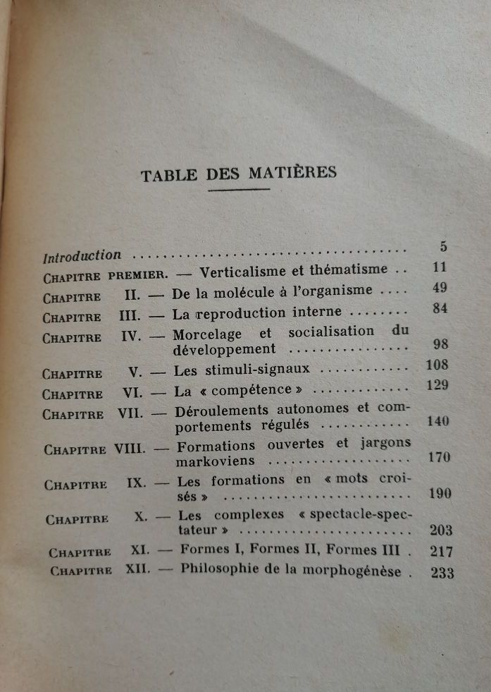 La genèse des formes vivantes 1958 RUYER Raymond embryogenèse