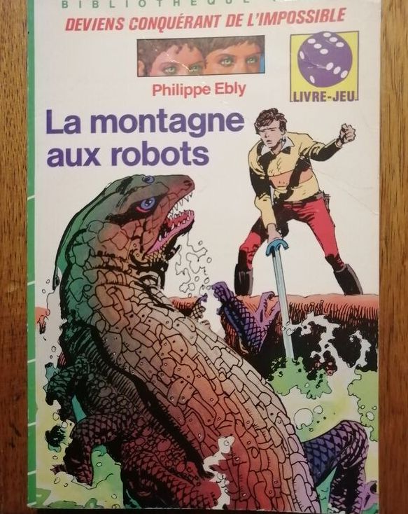 La montagne aux robots Livre jeu Conquérants de l impossible 1987