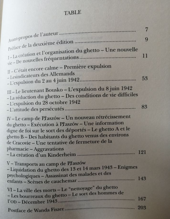 La pharmacie du ghetto de Cracovie 1998 PANKIEWICZ Tadeusz Témoignage