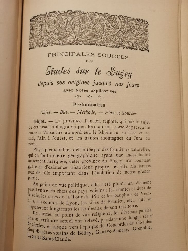 Le Bugey Société scientifique historique et littéraire Janvier Avril