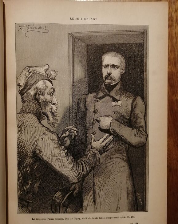 Le Juif errant 1885 SUE Eugène Chronique sociale parue en feuilleton