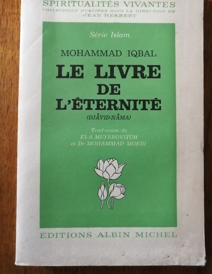 Le livre de l éternité Djavid Nama 1962 IQBAL Mohammad Coran Quête