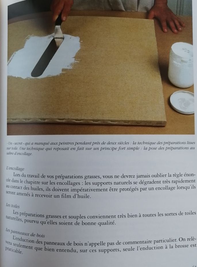 Le métier du peintre abrégé d atelier 1994 GARCIA Pierre Matériel