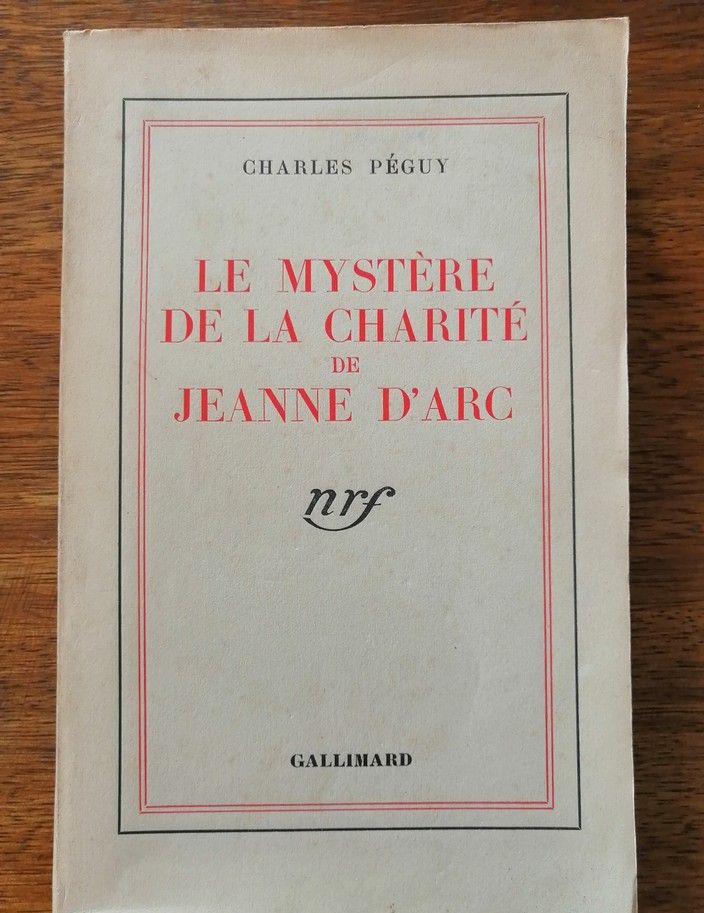 Le mystère de la charité de Jeanne d Arc 1941 PEGUY Charles Religion