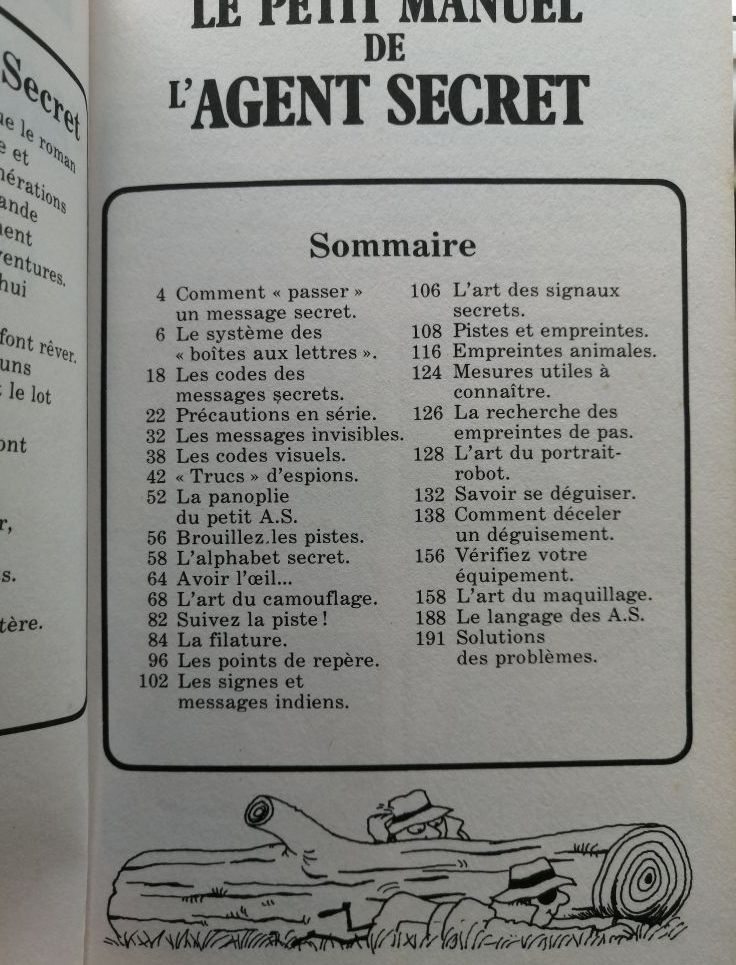 Le petit manuel de l agent secret 1979 FALCON Travis et ICART Antoine