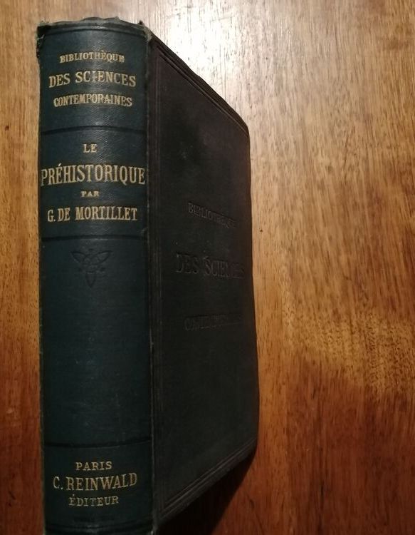 Le préhistorique Antiquité de l homme 1883 de MORTILLET Gabriel