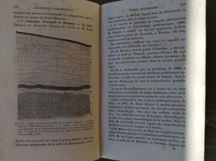 Le préhistorique Antiquité de l homme 1883 de MORTILLET Gabriel