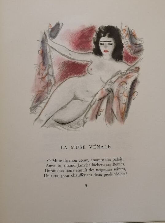 Les fleurs du mal 1947 BAUDELAIRE Charles En feuillets sous brochure