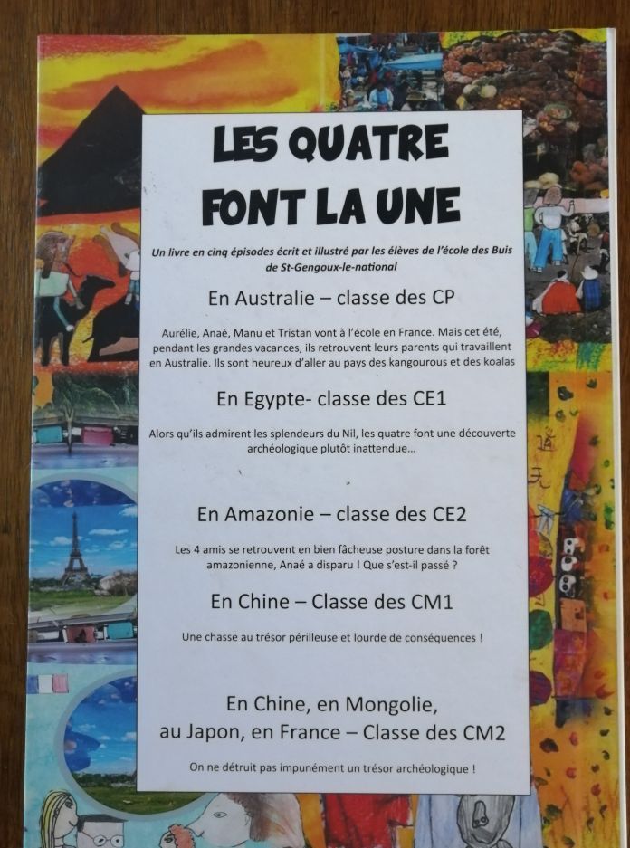 Les quatre font la une Cinq aventures d Anaé Aurélie Manu Tristan