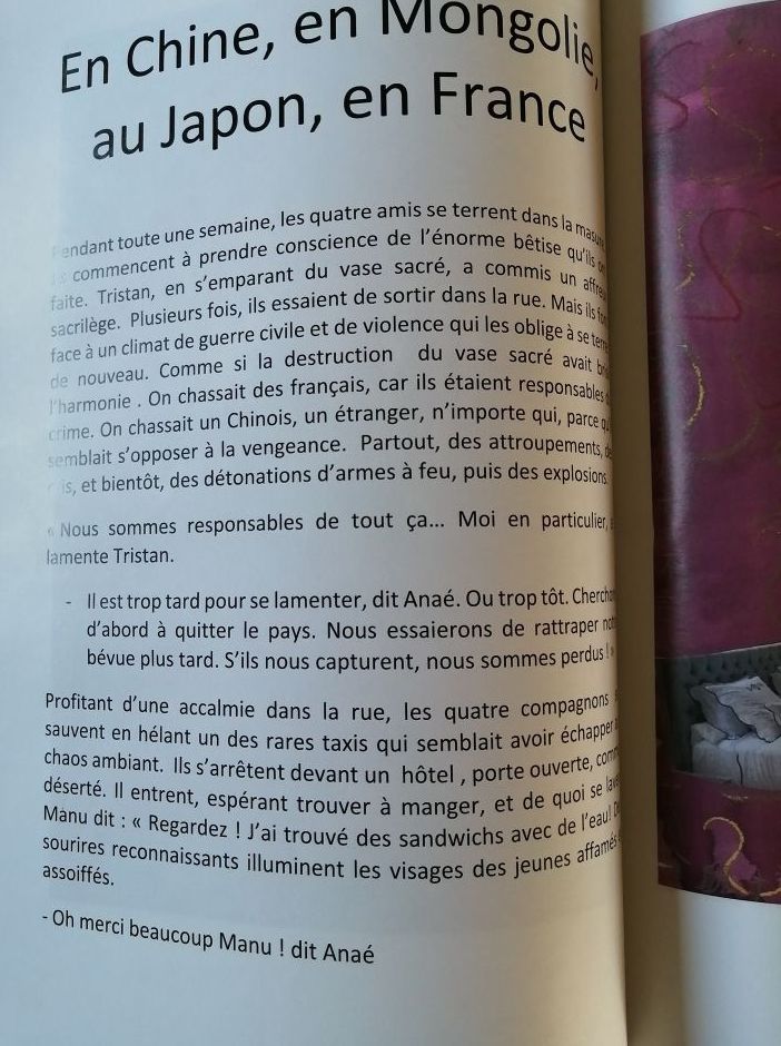 Les quatre font la une Cinq aventures d Anaé Aurélie Manu Tristan