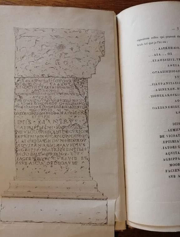 Lettre à M Valentin Smith sur une inscription gauloise trouvée à