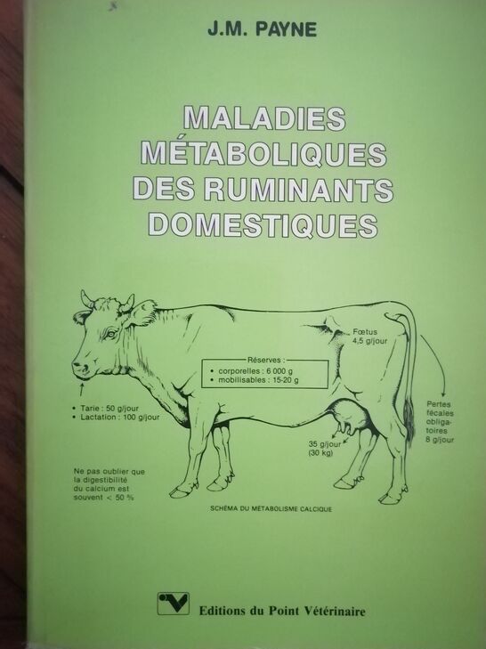 Maladies métaboliques des ruminants domestiques 1983 PAYNE Jack Marsh