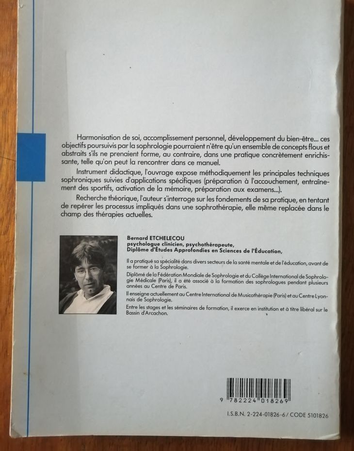 Manuel de sophrologie pédagogique et thérapeutique 1990 ETCHELECOU