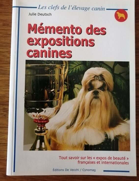 Mémento des expositions canines 2002 DEUTSCH Julie Chiens Cynophilie