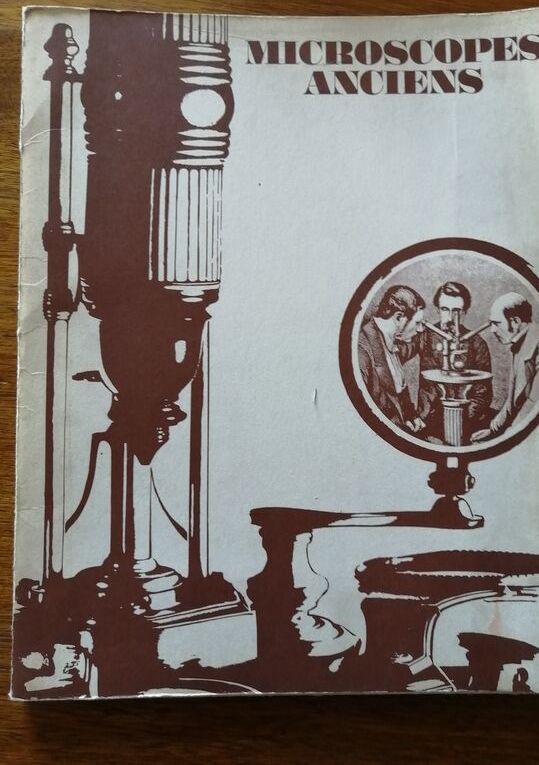 Microscopes anciens Photographies en feuillets vers 1970 Médecine