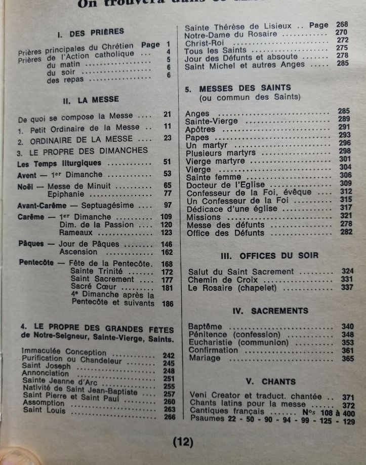 Missel pour les jeunes 1967 Jaquette plastifiée Religion