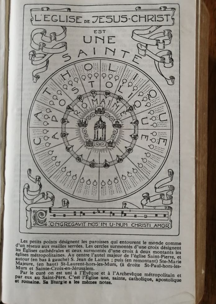 Missel quotidien et vespéral 1947 LEFEBVRE Gaspar Annoté et commenté
