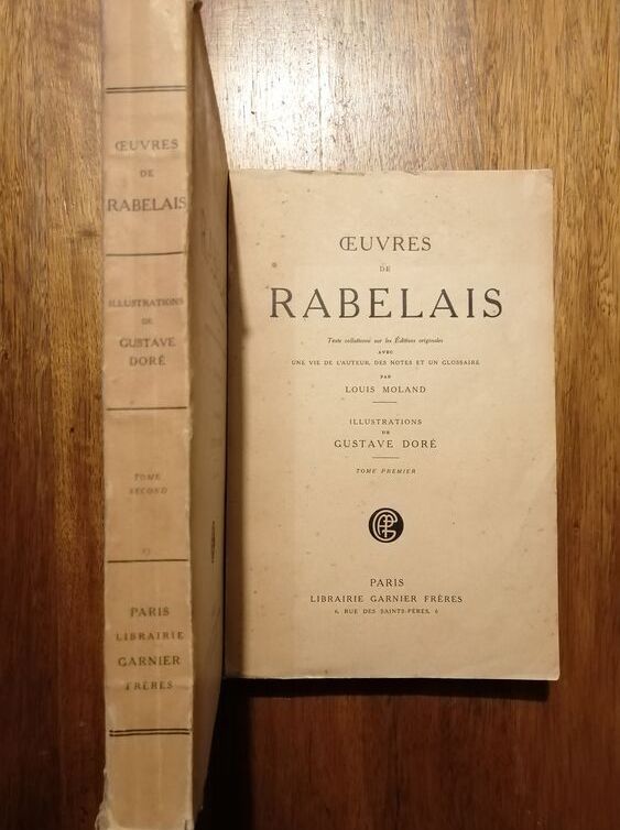 Oeuvres de Rabelais texte collationné sur les éditions originales