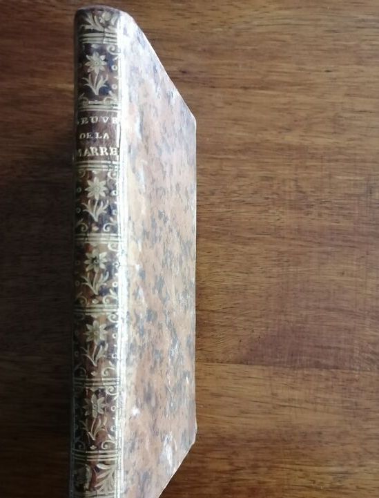 Oeuvres diverses 1763 de la MARRE Abbé Poèmes Odes Prose Livret