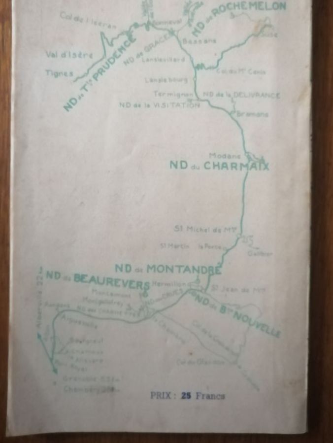 Pèlerinages de Notre Dame Diocèse de Maurienne 1945 BERNARDET Edmond