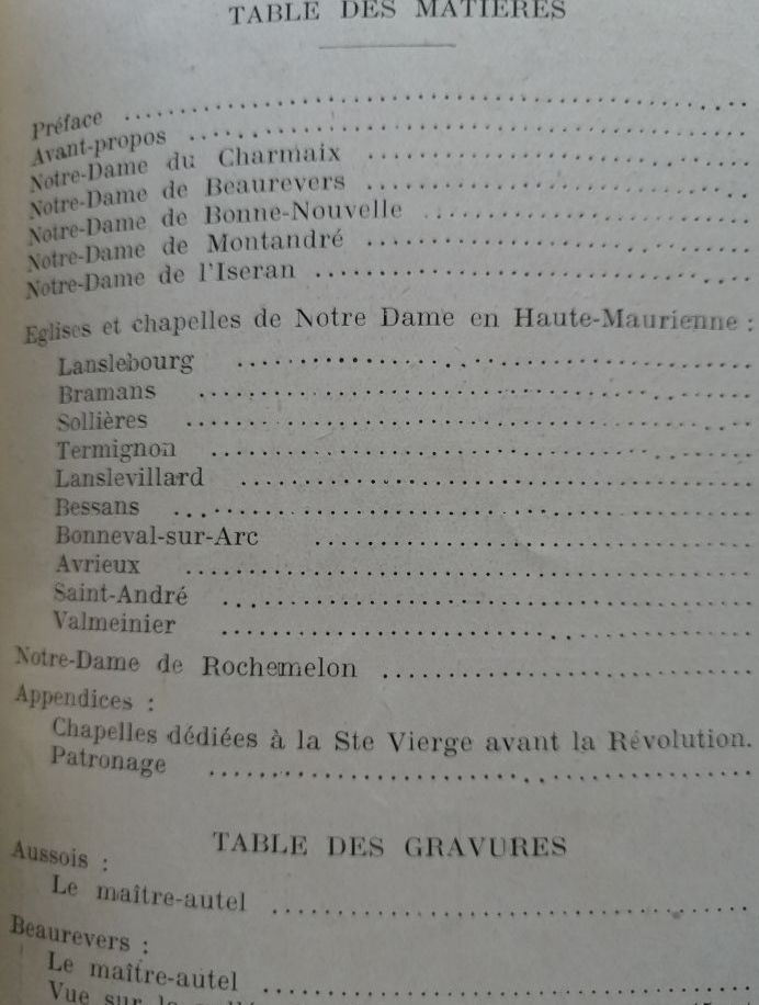 Pèlerinages de Notre Dame Diocèse de Maurienne 1945 BERNARDET Edmond