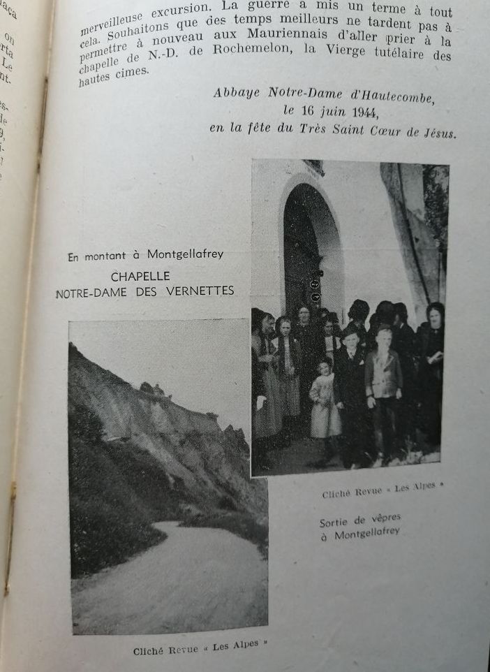 Pèlerinages de Notre Dame Diocèse de Maurienne 1945 BERNARDET Edmond