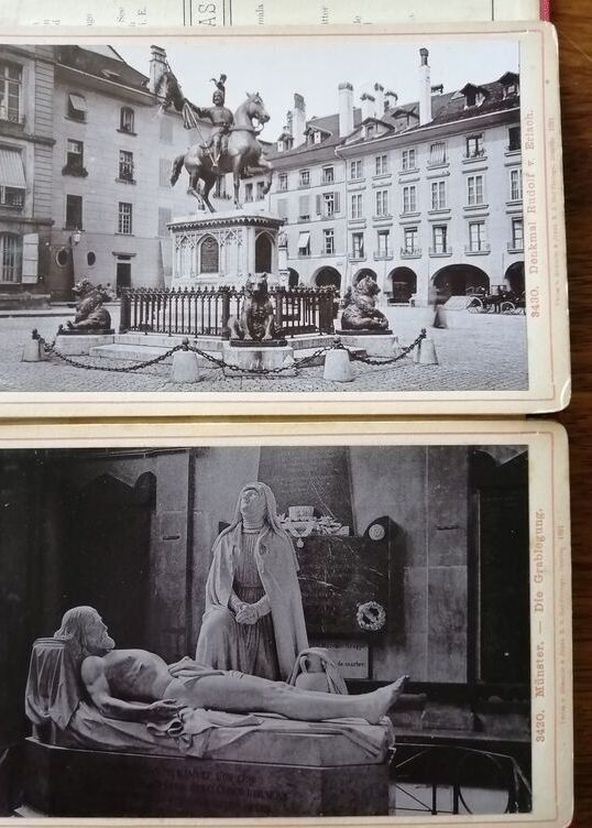 Photographies de Bern 20 en album accordéon 1891 1893 ROMMLER Emil et