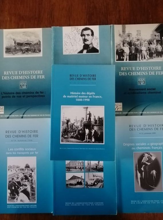 Revue d histoire des chemins de fer 7 numéros 1989 2000 Réseau Grèves