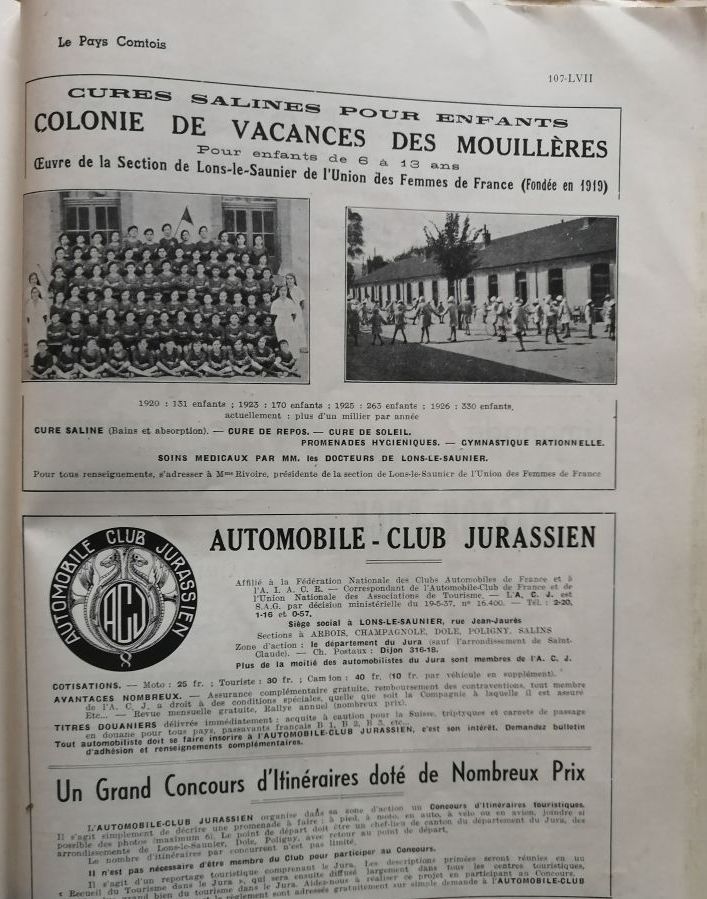 Revue Pays comtois 107 Sous le beau ciel de Comté 1937 Plusieurs