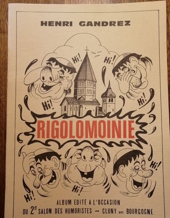 Rigolomoinie Salon des humoristes de Cluny BD 1986 GANDREZ Henri