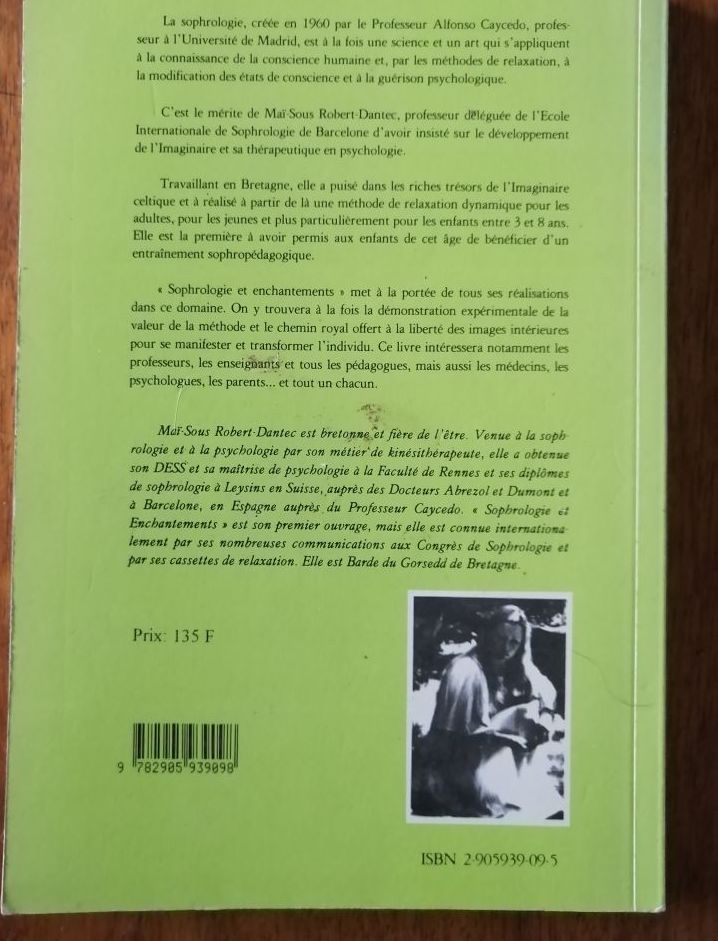 Sophrologie et enchantements 1987 ROBERT DANTEC Mai Sous Relaxation